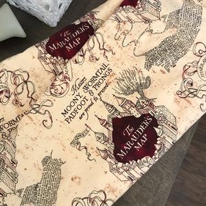 Handmade Marauders Map Harry Potter Jersey Scarf